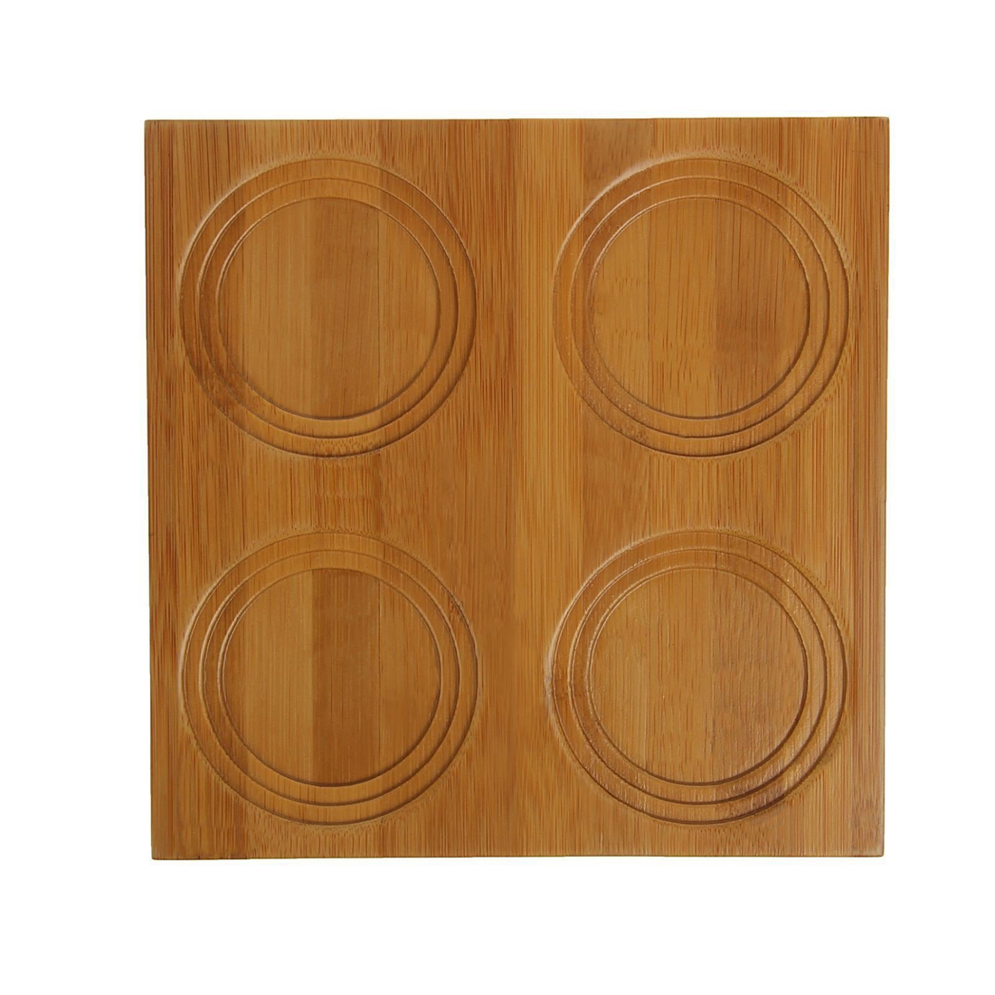 Wilmax Bamboo Square Serving Tray, 7.75 x 7.75 in