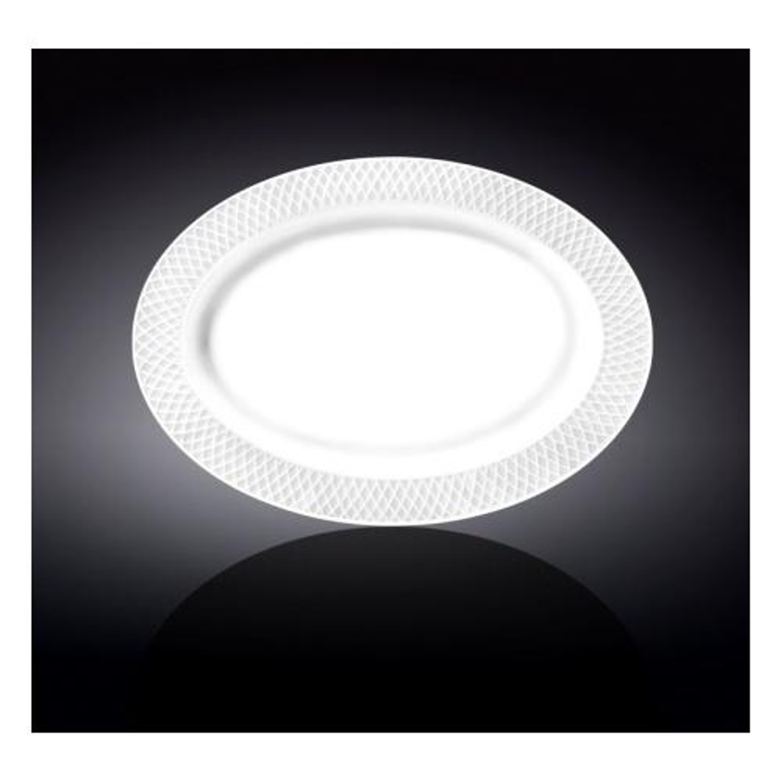 Wilmax White Porcelain Oval Platter, 14 x 10 in