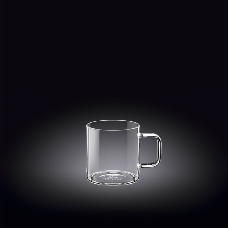 Wilmax Thermo Double-Wall Glass Cup, 3 oz, Set of 6