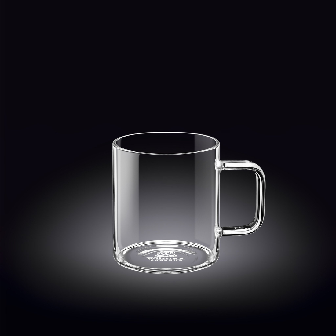 Wilmax Thermo Double-Wall Glass Cup, 8 oz, Set of 6