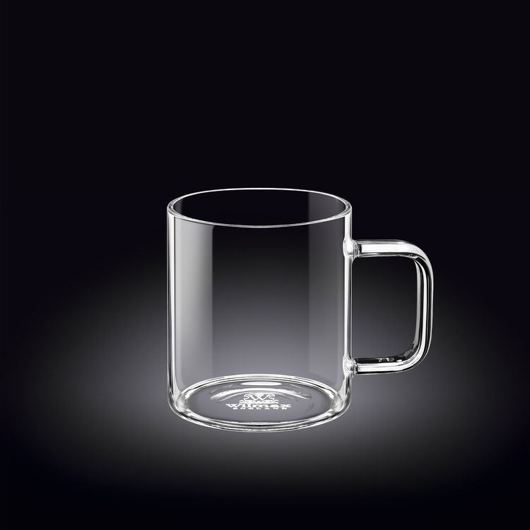 Wilmax Thermo Glass Double-Wall Mug, 11 oz (320 ml)