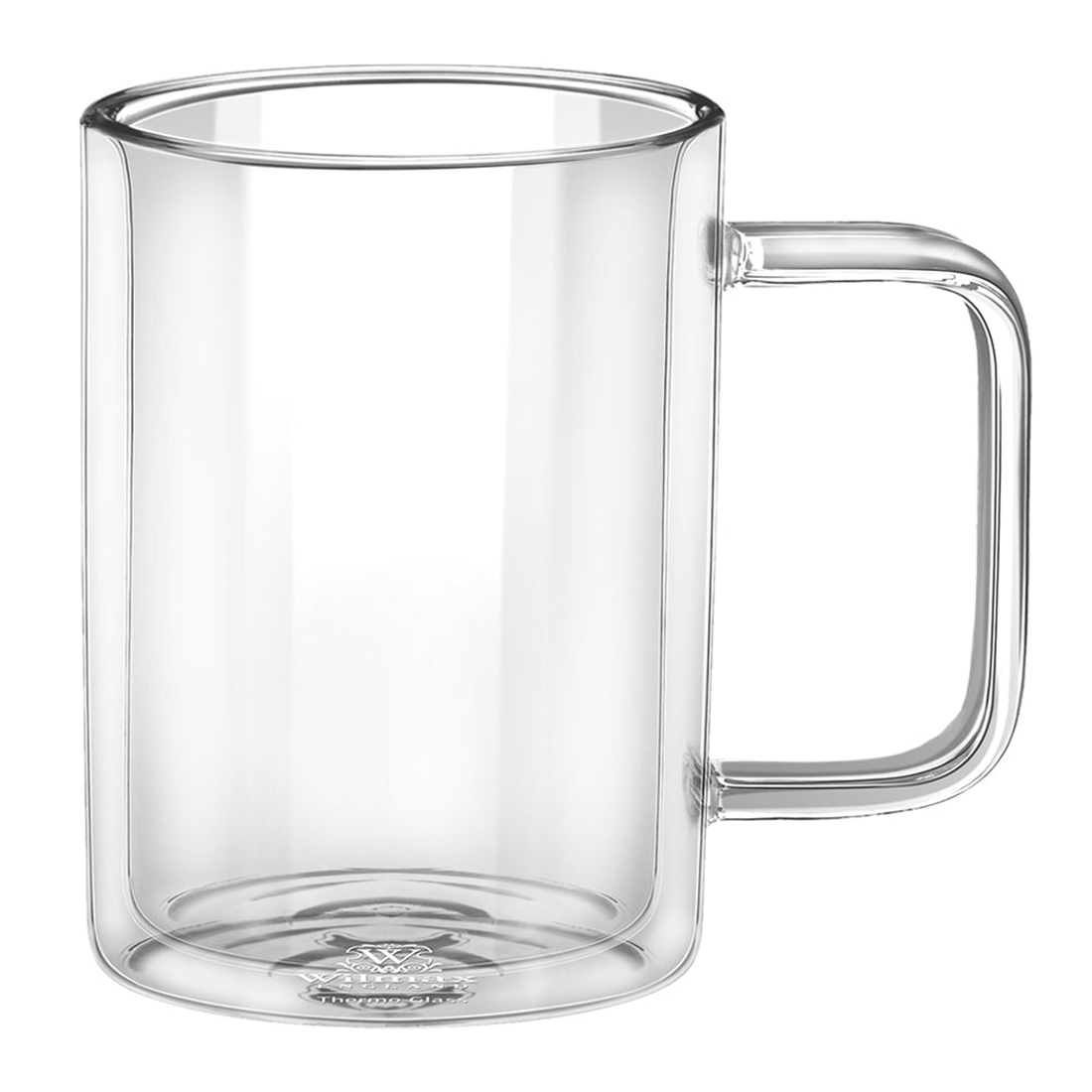 Wilmax Thermo Glass Double-Wall Mug, 20 oz