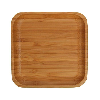 Wilmax Bamboo Square Plate, 6 x 6 in (15 cm)