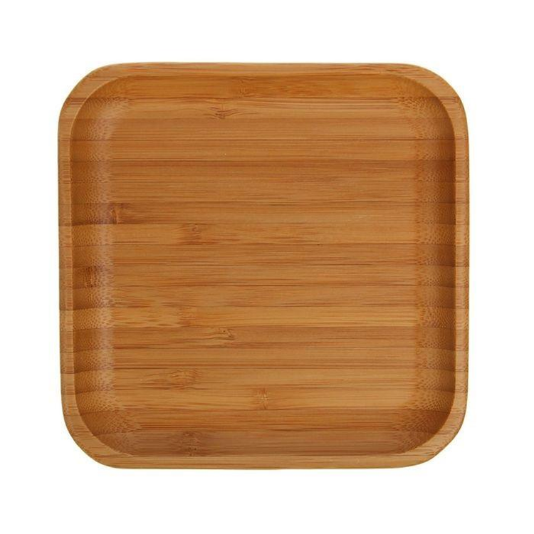 Wilmax Bamboo Square Plate, 6 x 6 in (15 cm)