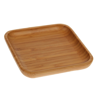 Wilmax Bamboo Square Plate, 6 x 6 in (15 cm)