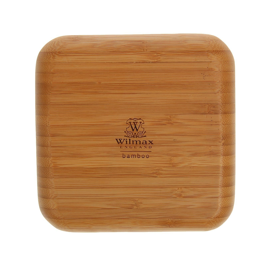 Wilmax Bamboo Square Plate, 6 x 6 in (15 cm)
