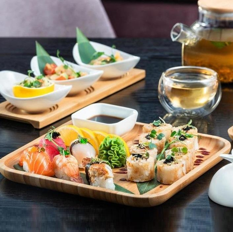 Wilmax Bamboo Square Plate, 7 x 7 in (17.5 cm)