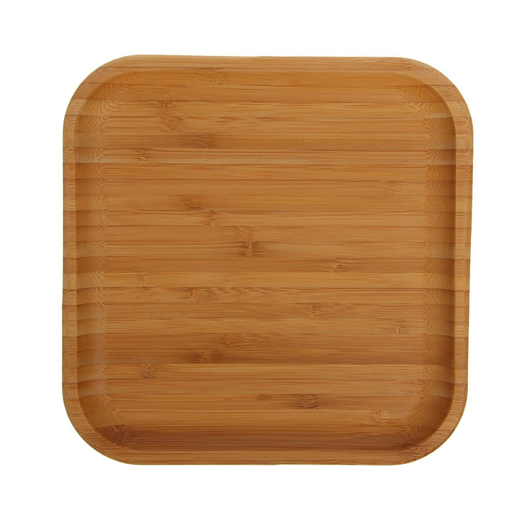 Wilmax Bamboo Square Plate, 8 x 8 in (20.5 cm)