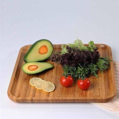 Wilmax Bamboo Square Serving Plate, 11 x 11 in (28 cm)