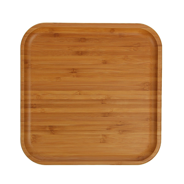 Wilmax Bamboo Square Serving Plate, 11 x 11 in (28 cm)