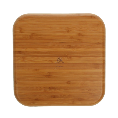 Wilmax Bamboo Square Serving Plate, 11 x 11 in (28 cm)