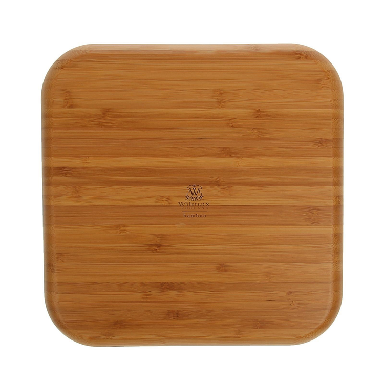 Wilmax Bamboo Square Serving Plate, 11 x 11 in (28 cm)