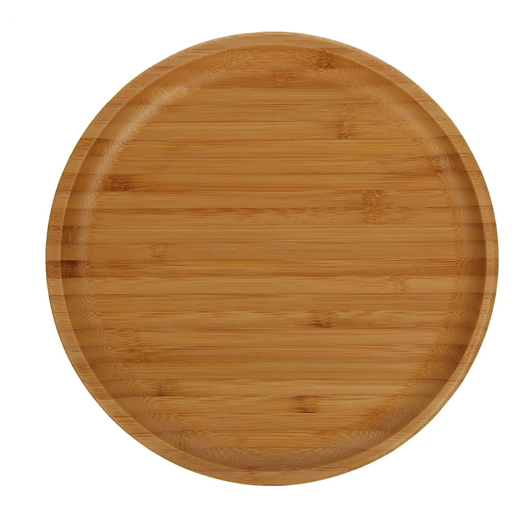 Wilmax Bamboo Round Serving Plate, 9 in (23 cm)