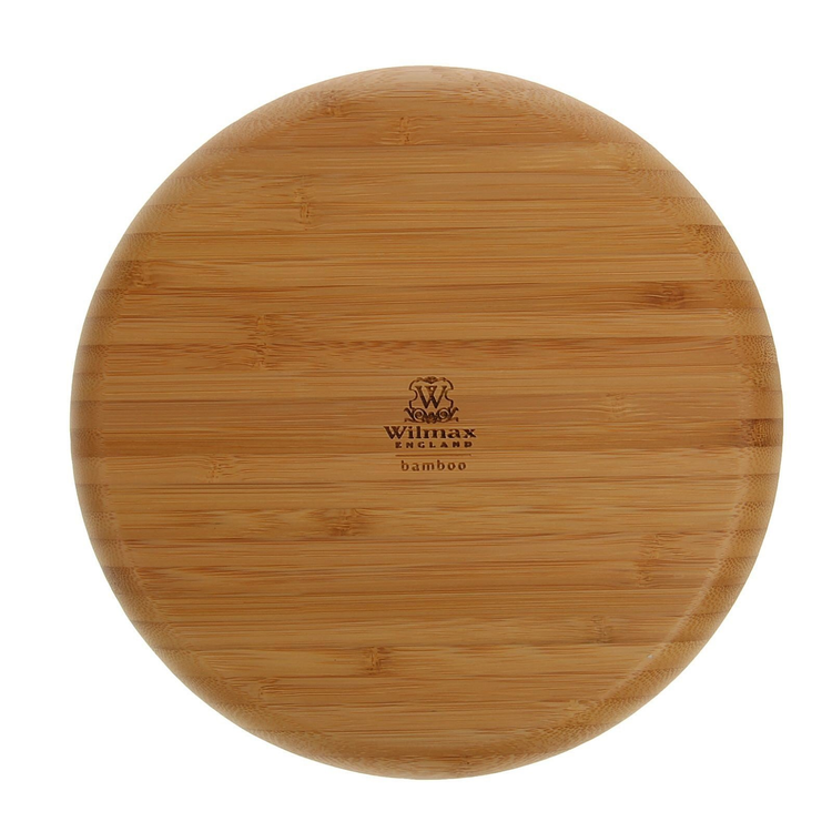 Wilmax Bamboo Round Serving Plate, 9 in (23 cm)