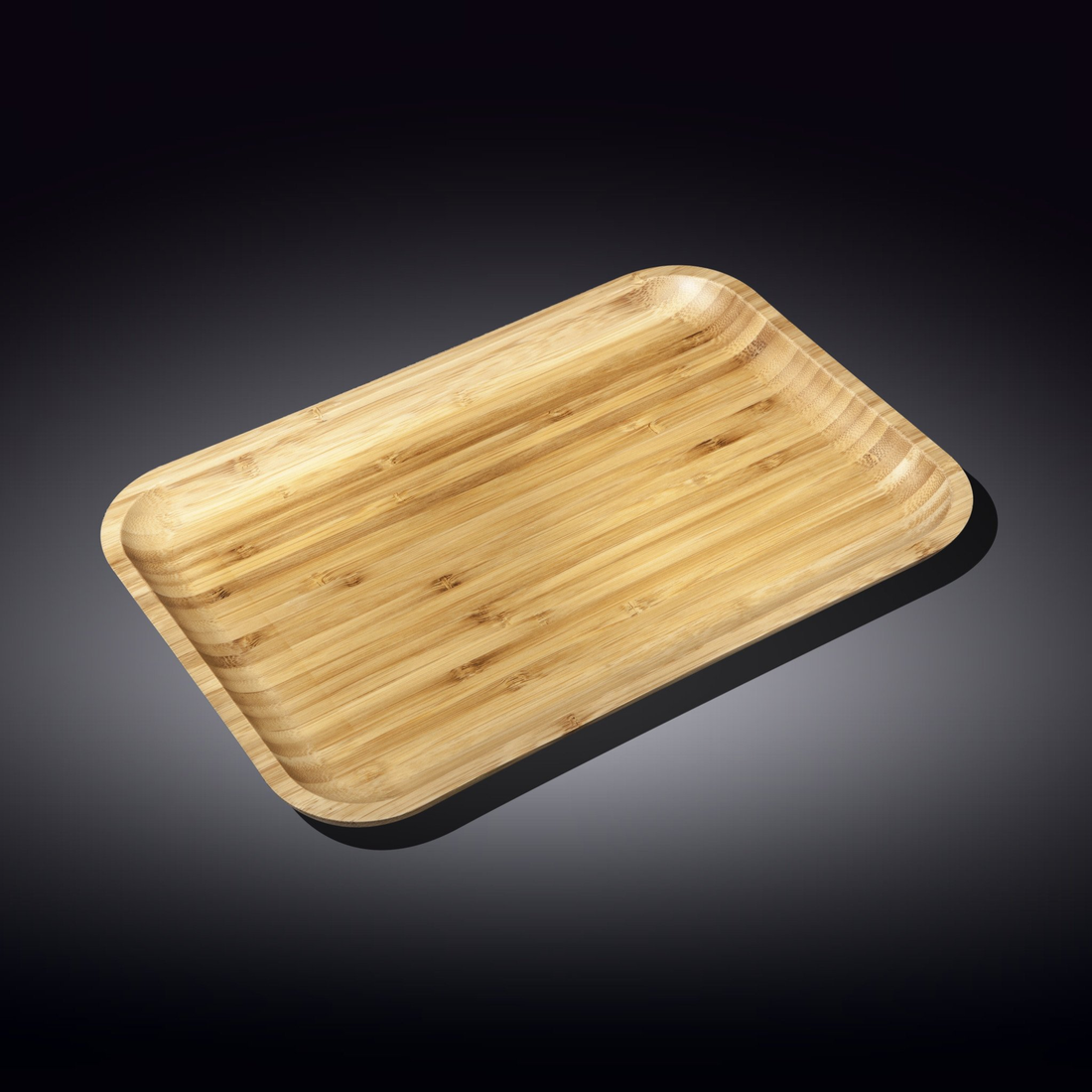 Wilmax Natural Bamboo Serving Dish, 11 x 7 in, Set of 6