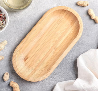 Wilmax Bamboo Oblong Serving Dish, 8 x 4 in