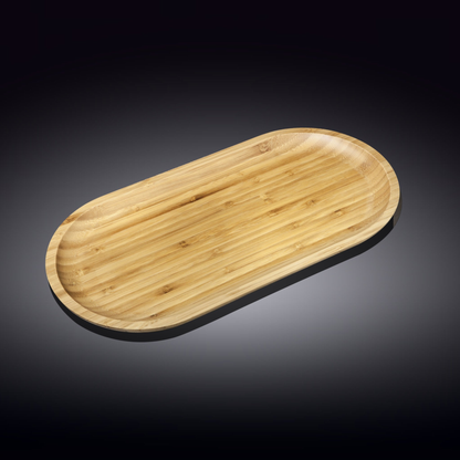 Wilmax Bamboo Oblong Serving Dish, 8 x 4 in