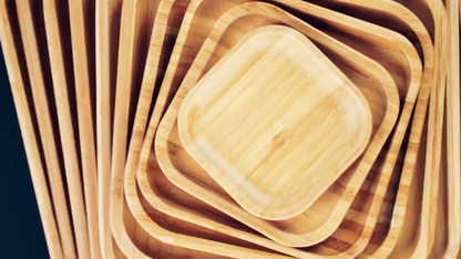 Wilmax Bamboo Oblong Serving Dish, 8 x 4 in