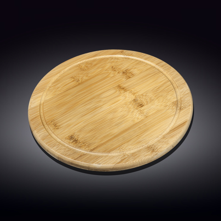 Wilmax Bamboo Round Serving Board, 12 in / 30.5 cm