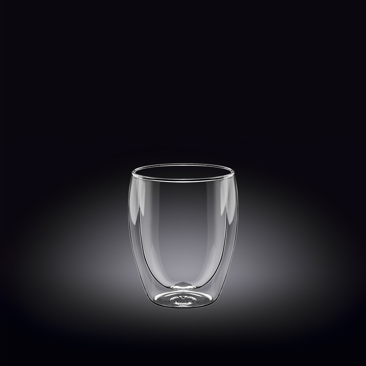 Wilmax Double-Wall Thermo Glass, 3.4 oz / 100 ml (Set of 6)