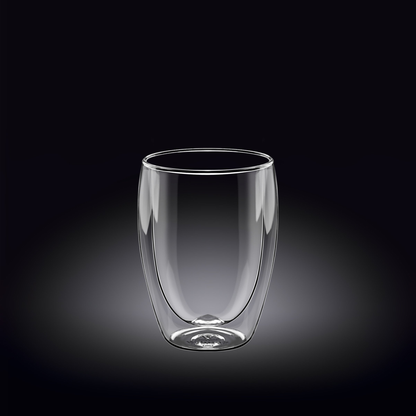Wilmax Double-Wall Thermo Glass, 6.8 oz / 200 ml (Set of 6)