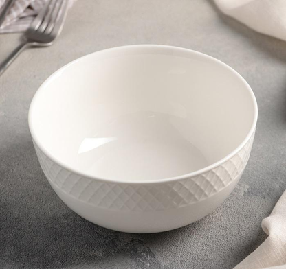 Wilmax Fine Porcelain Bowl, 31 oz, 6.5 in, Set of 6