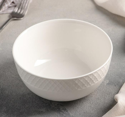 Wilmax Fine Porcelain Bowl, 31 oz, 6.5 in, Set of 6