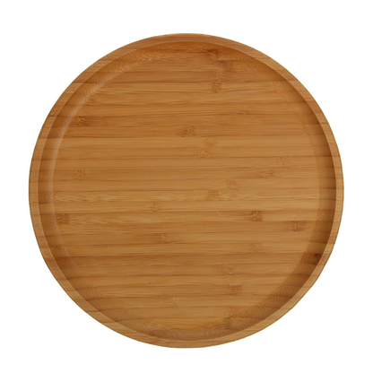 Wilmax Porcelain Fruit Vase with 10 in Bamboo Tray