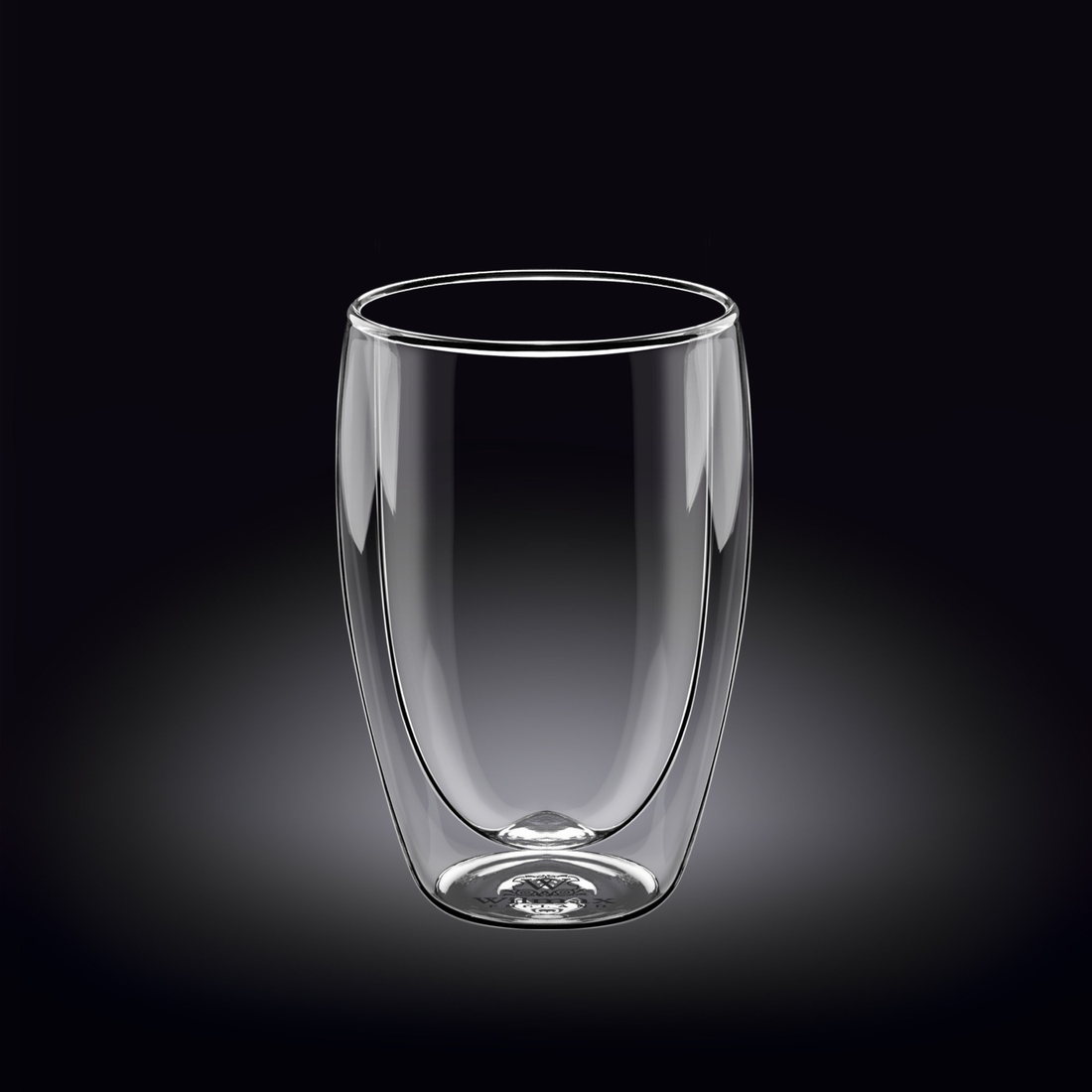 Wilmax Bamboo Coaster & Thermo Glass Set, 12-Piece