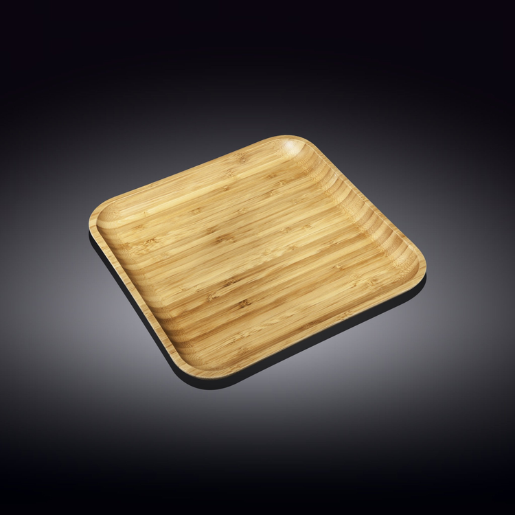 Wilmax 13-Piece Bamboo and Porcelain Charcuterie Set