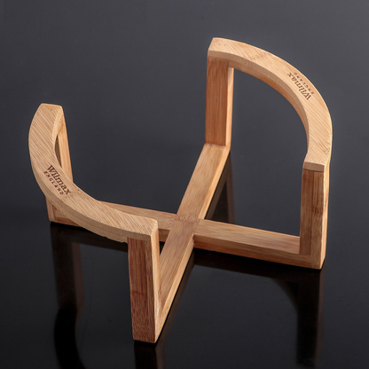 Wilmax Bamboo Bowl Stand, 8.75 x 4 in, Set of 6