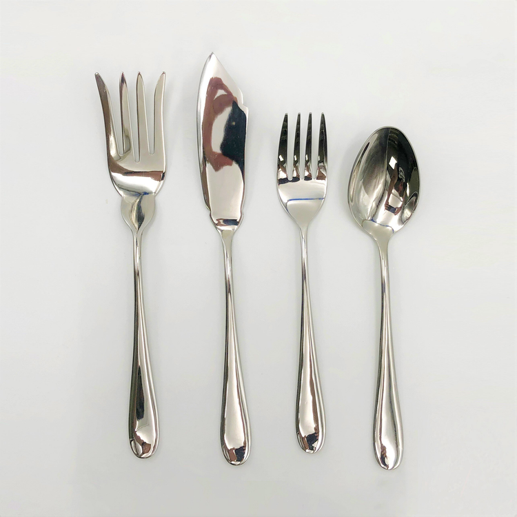 Wilmax Stainless Steel 4-Piece Serving Set