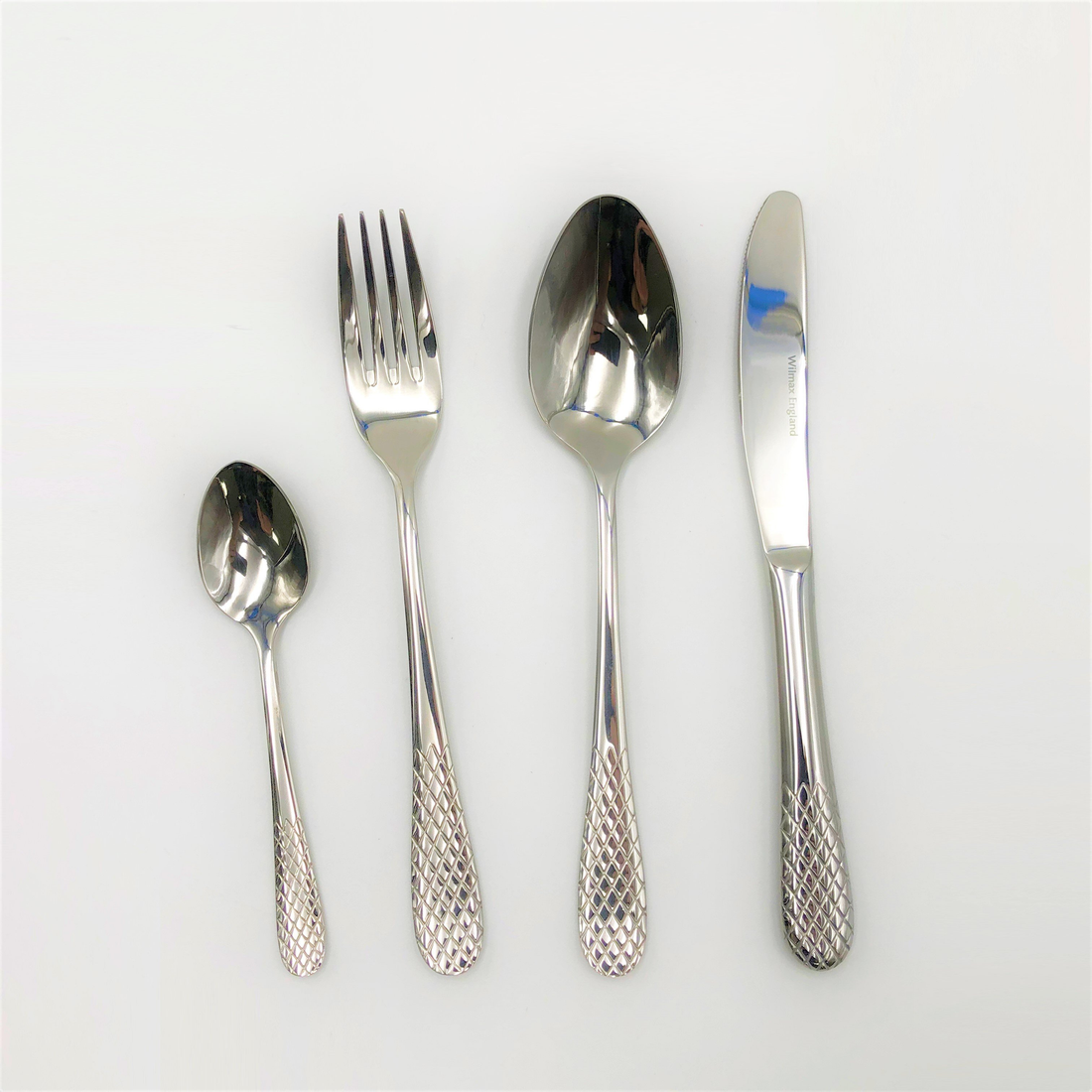 Wilmax Julia 4-Piece Stainless Steel Dinner Set