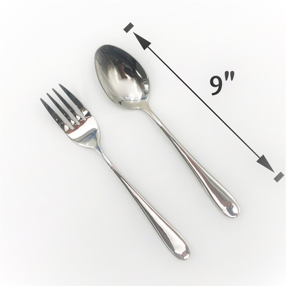 Wilmax Stainless Steel 2-Piece Serving Set