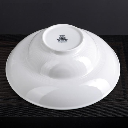 Wilmax Porcelain Deep Plate, 12 in / 900 ml