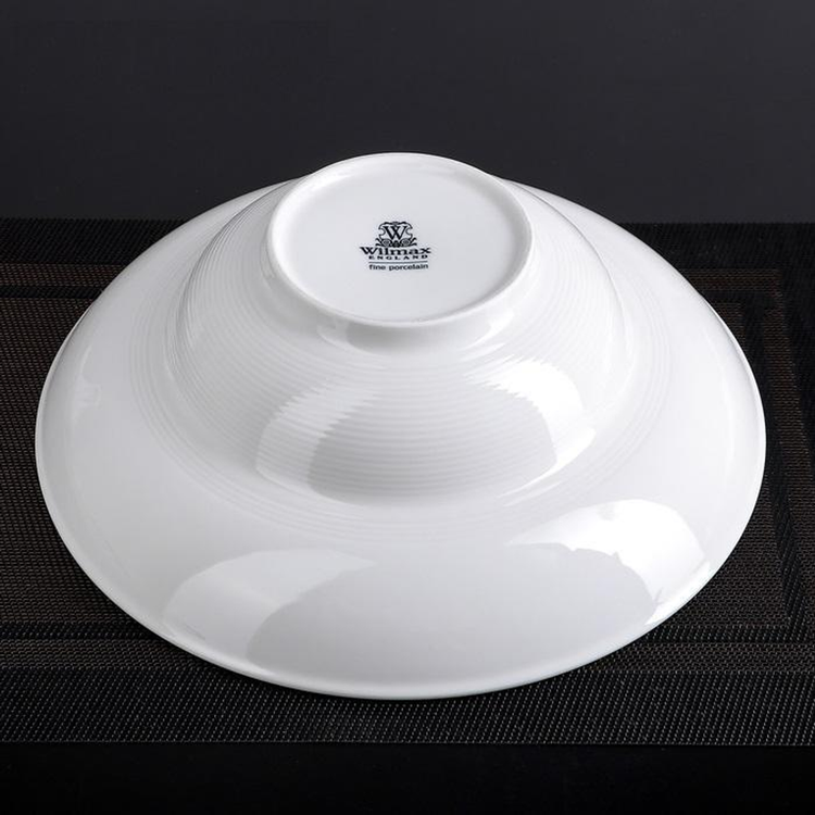 Wilmax Porcelain Deep Plate, 12 in / 900 ml