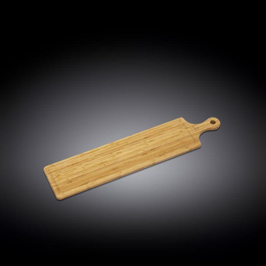 Wilmax Bamboo Serving Board with Handle, 26 x 5.9 in