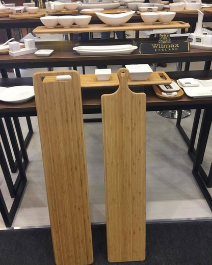 Wilmax Bamboo Long Serving Board, Set of 2