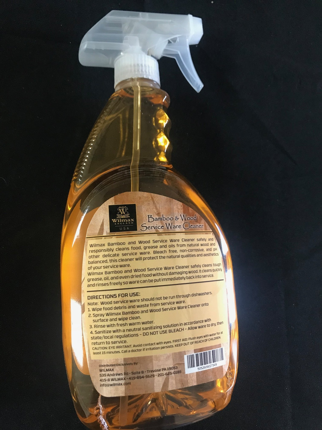 Wilmax Bamboo and Wood Serveware Cleaner and Degreaser