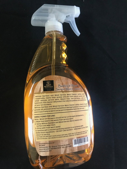 Wilmax Bamboo and Wood Serveware Cleaner and Degreaser