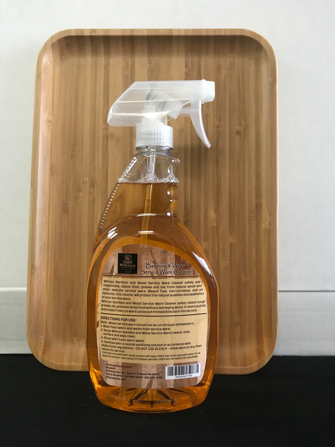 Wilmax Bamboo and Wood Serveware Cleaner and Degreaser