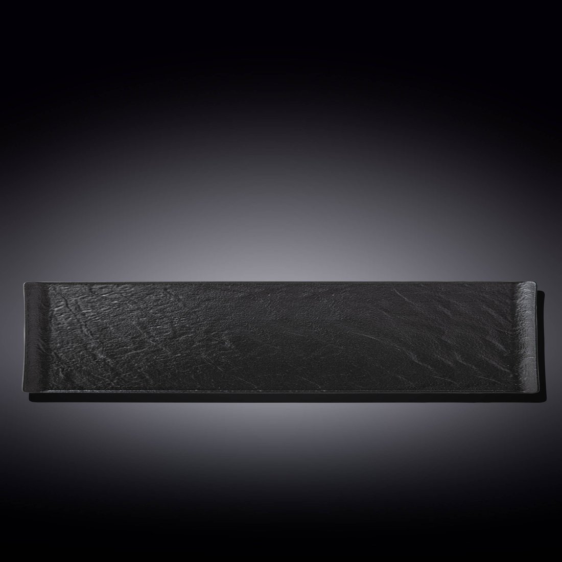 Wilmax SlateStone Rectangular Dish, 18.25 x 3.75 in / 46.5 x 9.5 cm