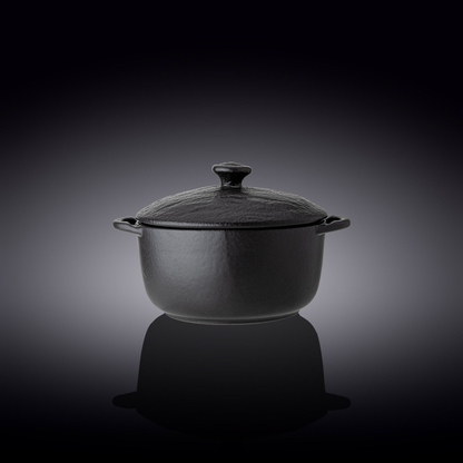Wilmax SlateStone Porcelain Pot with Lid, 20 oz