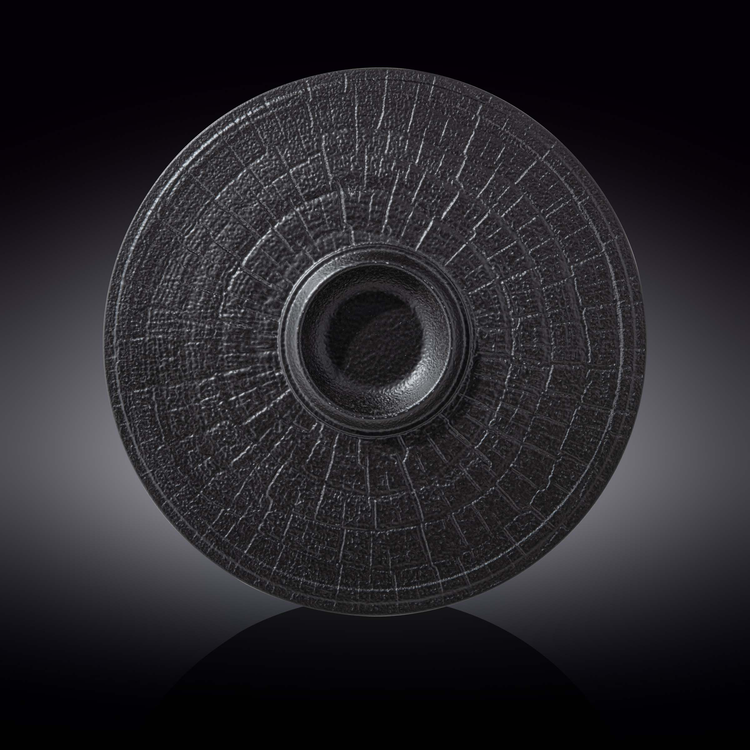 Wilmax WoodStone Porcelain Round Platter, 13 in