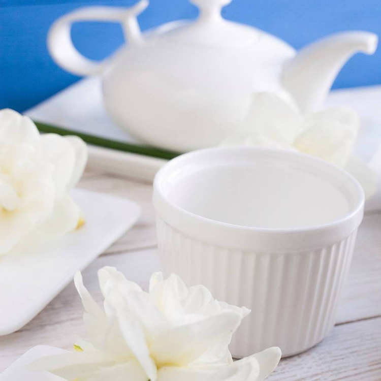 Wilmax White Porcelain Ramekin Set, 3-Piece