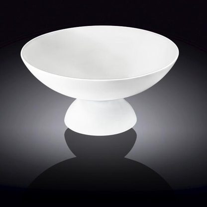Wilmax White Porcelain Fruit Vase, 9.5 in, Gift Boxed
