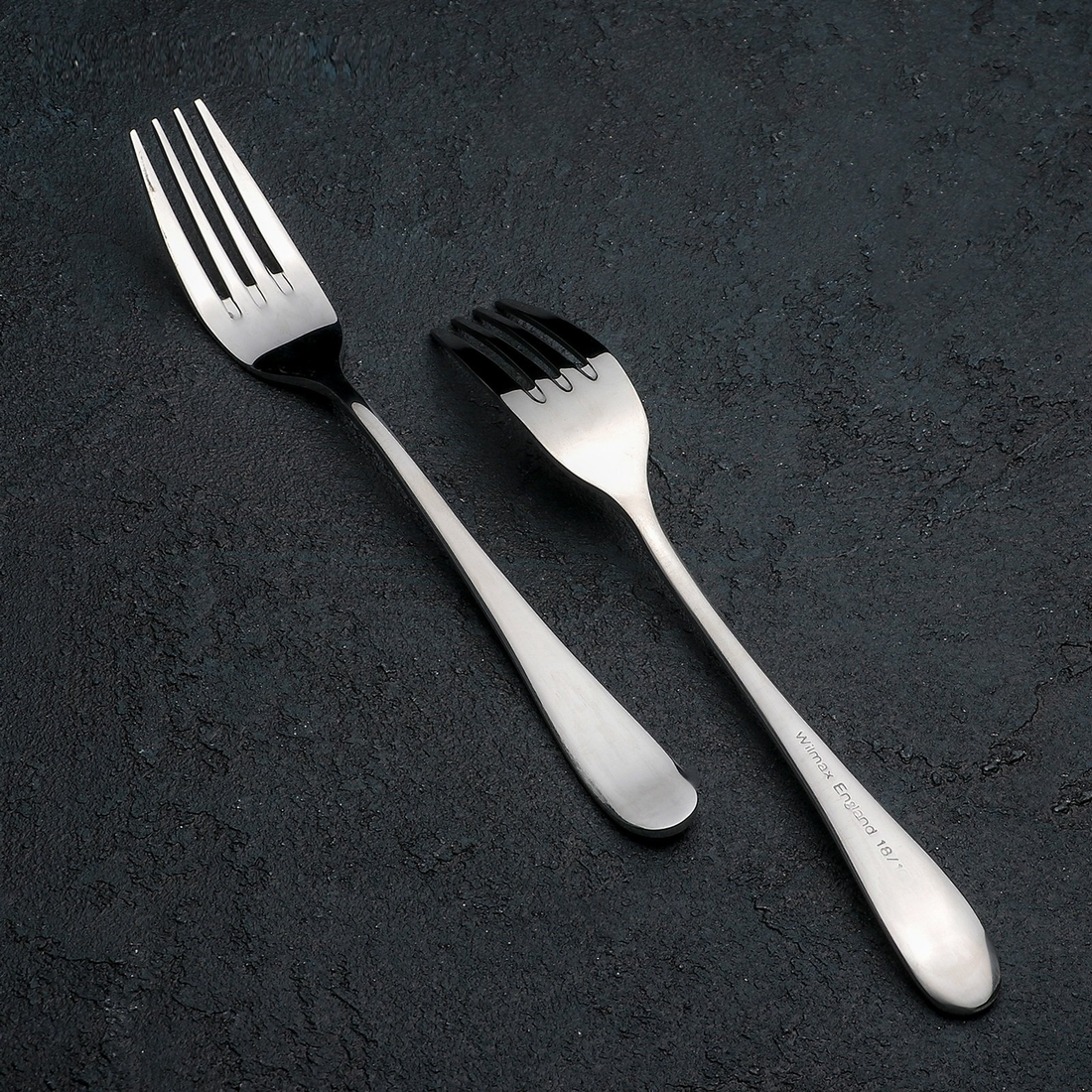 Wilmax Stainless Steel Dinner Forks, Set of 6