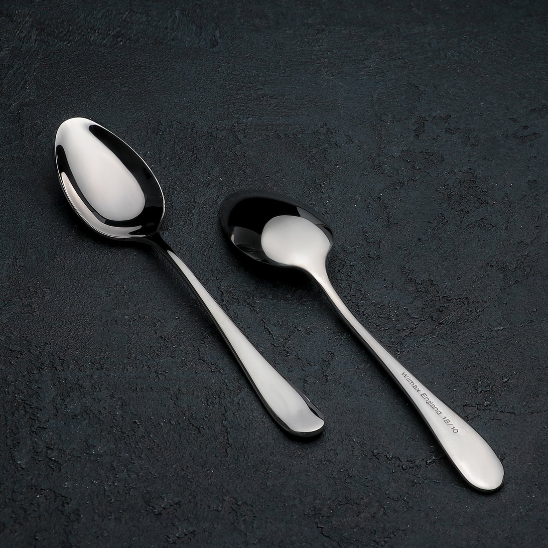 Wilmax Stainless Steel Dinner Spoon Set of 6, 8 in