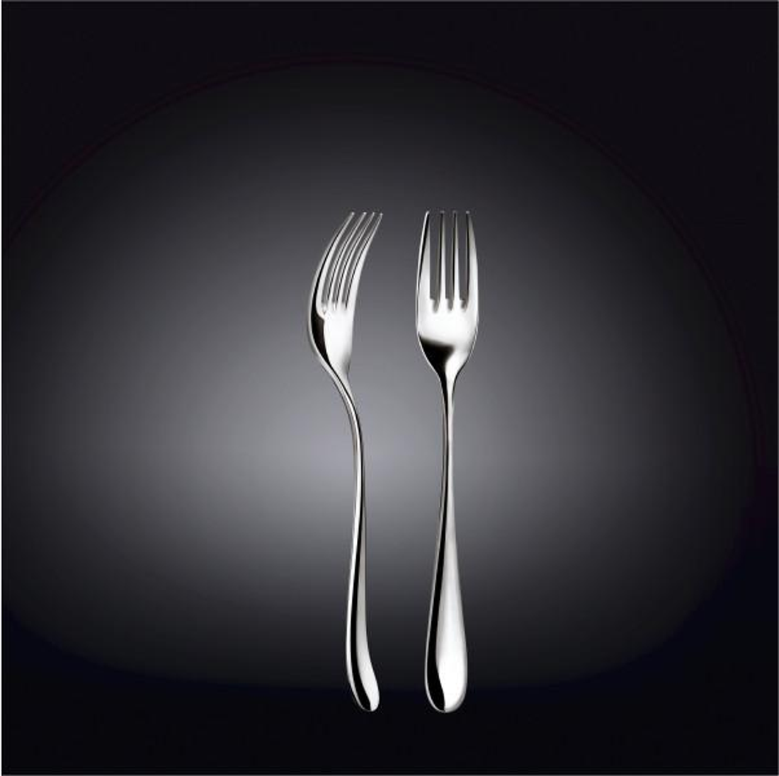 Wilmax Stainless Steel Dessert Forks, Set of 6