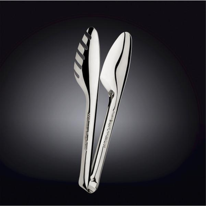 Wilmax Stainless Steel Serving Tongs, 10 in